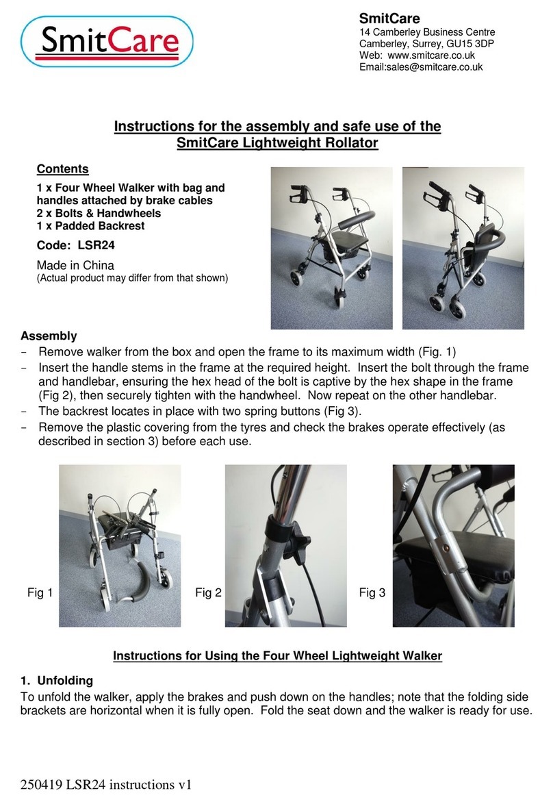 SmitCare LSR24 Instructions for the assembly