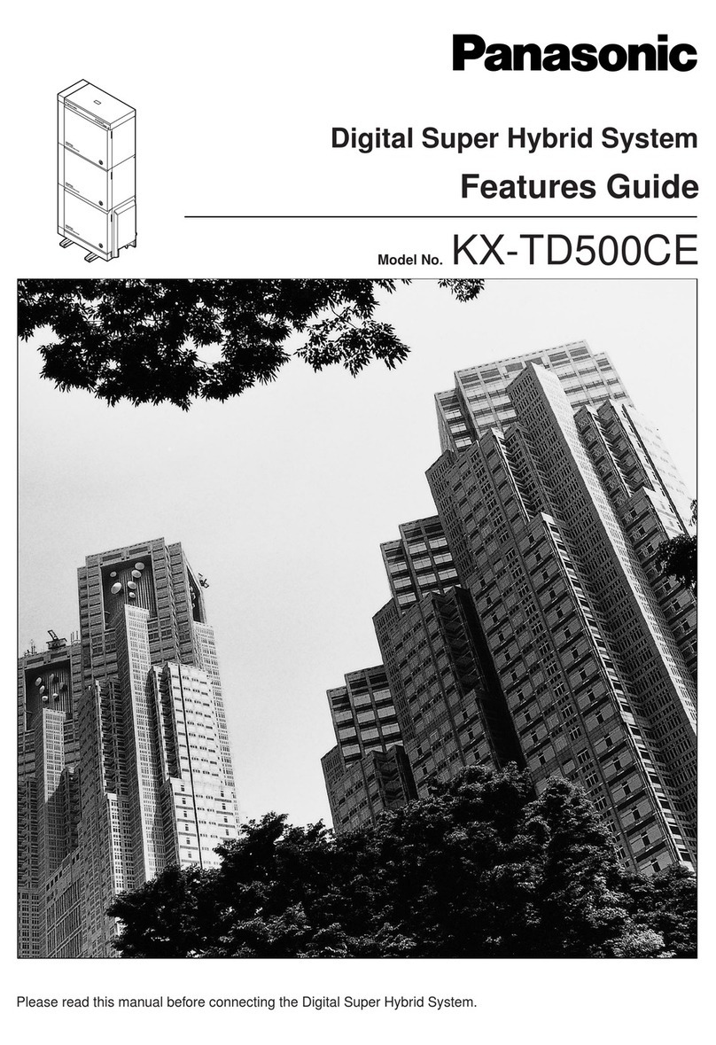Panasonic KX-TD500CE Specification sheet