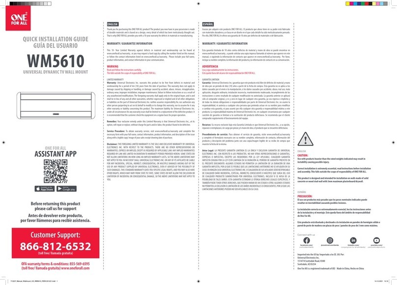 One Forall WM5610 User manual