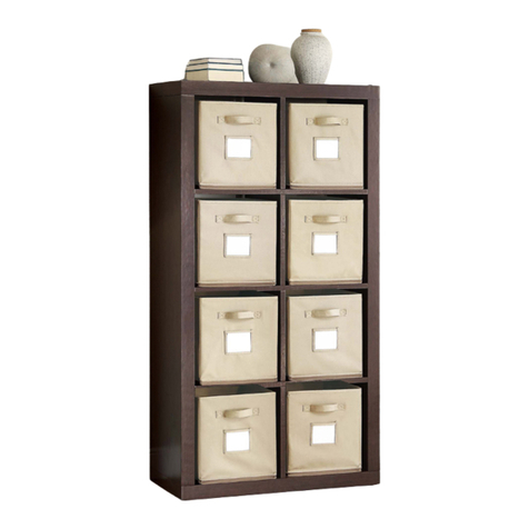 Whalen Bayside Furnishings CSCRD-02-WLVN Assembly instructions