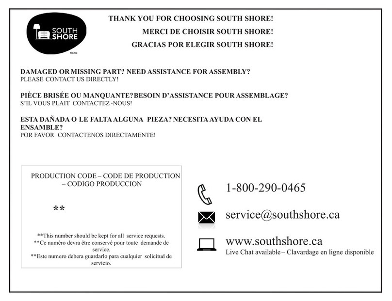 SouthShore 3642 Assembly instructions