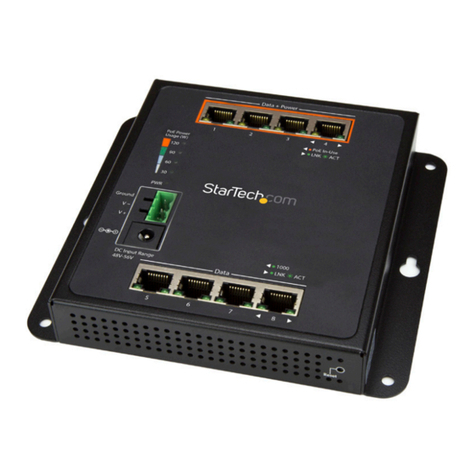 StarTech.com 8STIES81GPOEW User manual