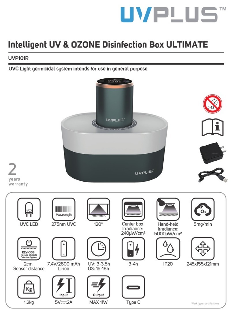 UVPLUS ULTIMATE UVP101R User manual