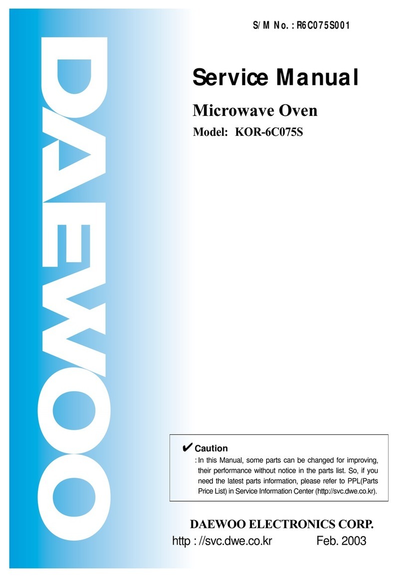 Daewoo KOR-6C075S User manual