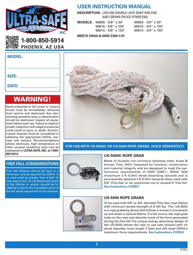 Ultra-safe 96805 User instruction manual