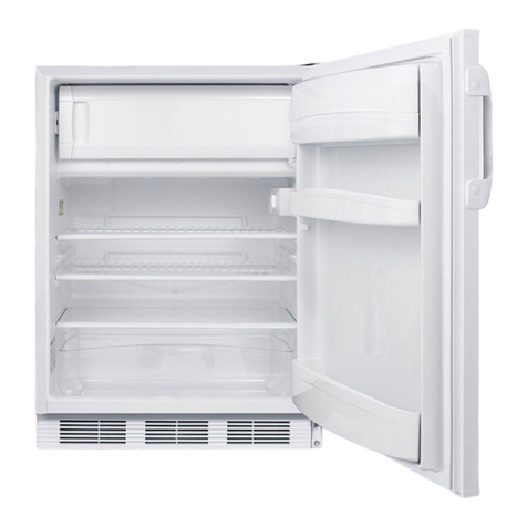 Summit accucold CT66WBI Series user manual