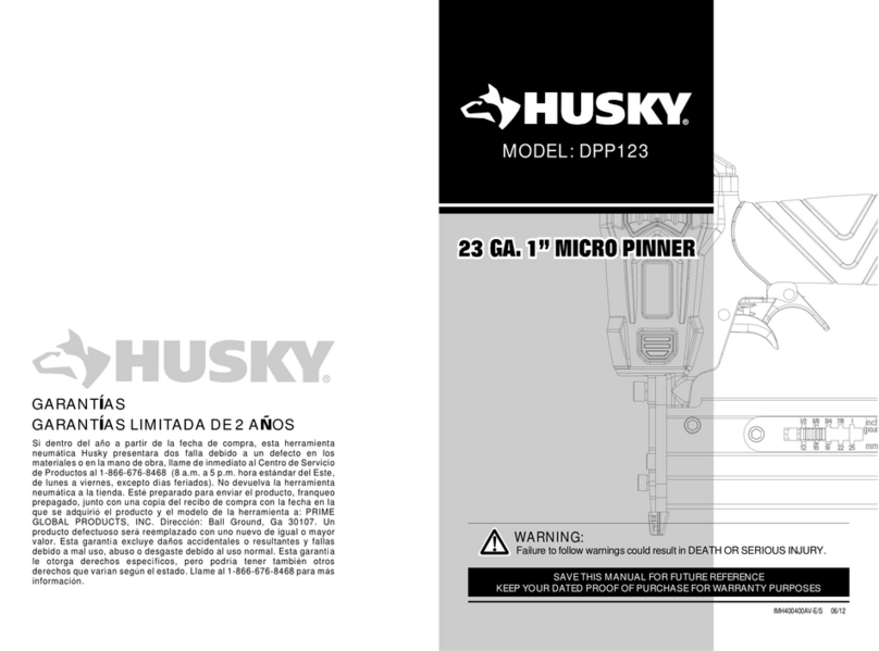 Husky DPP123 manual