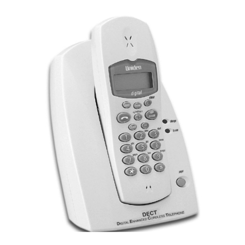Uniden DECT 1805 owner's manual