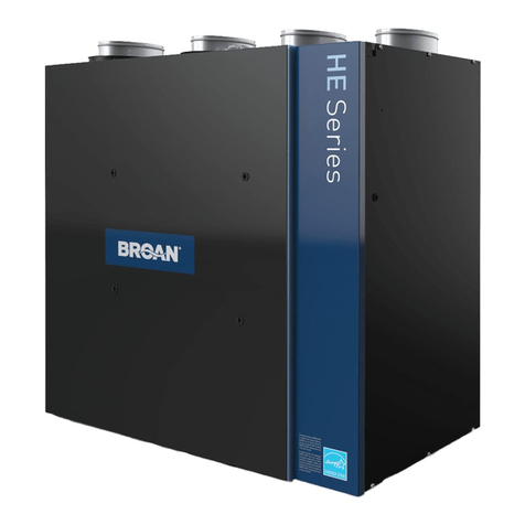 Broan HE Series User manual