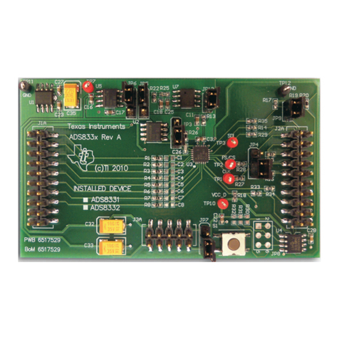 Texas Instruments ADS833 EVM Series User manual