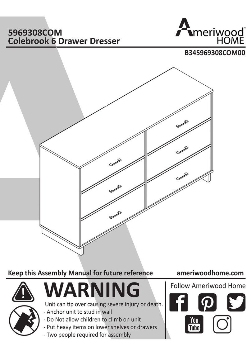 Ameriwood HOME 5555355COM manual Ameriwood HOME 5555355COM manual