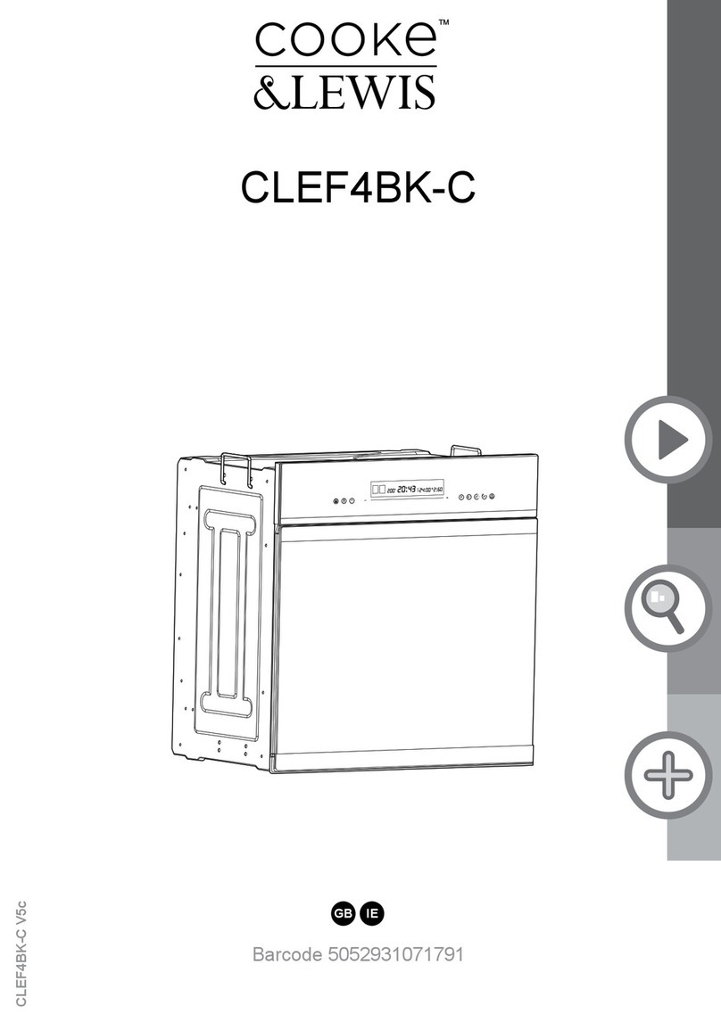 Cooke & Lewis CLEF4BK-C manual