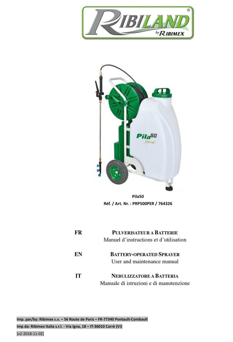 Ribimex Rubiland Pila50 PRP500PER User and maintenance manual