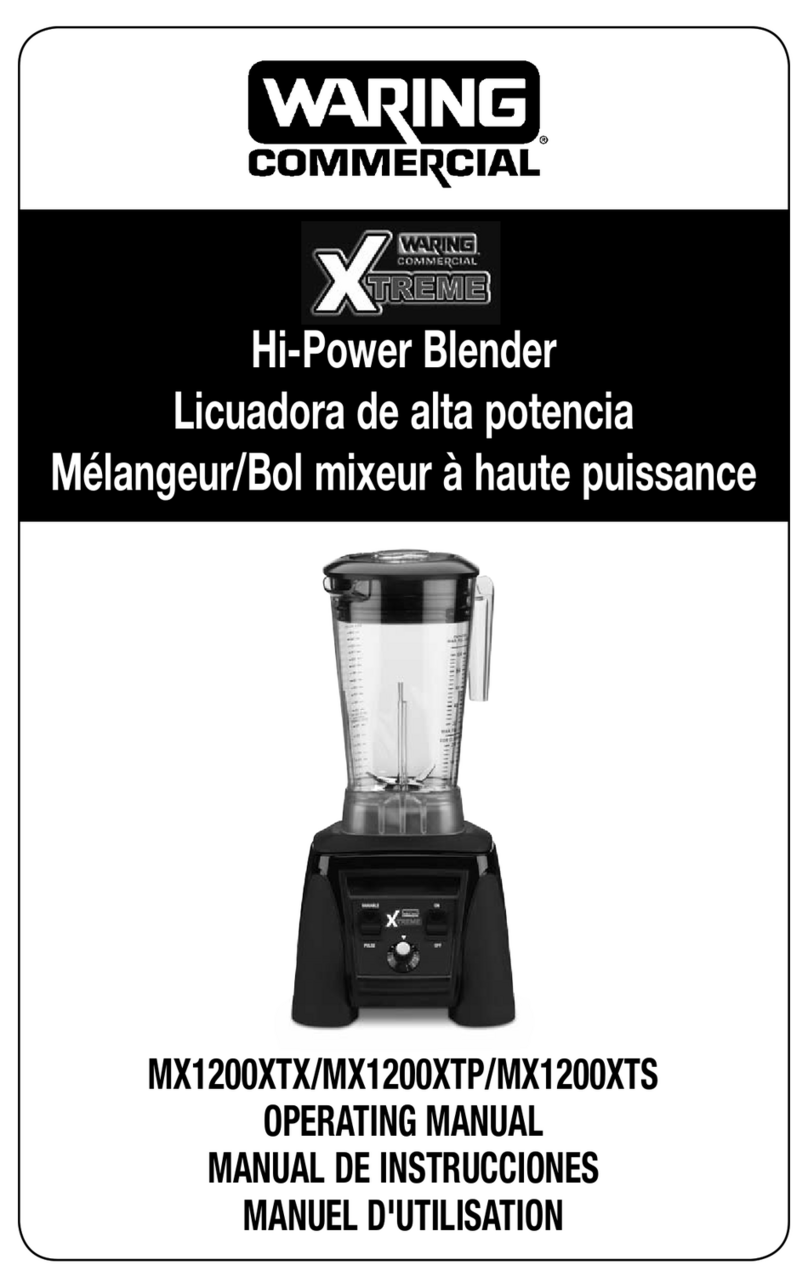 Waring MX1000XTXP User manual