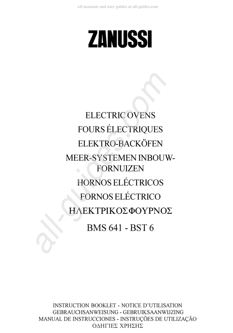 Zanussi BMS 641 Instruction booklet