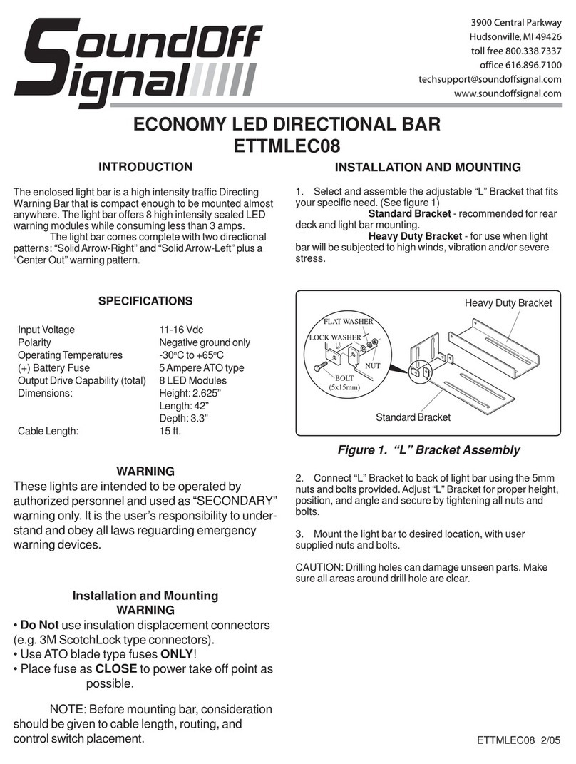 Soundoff Signal ETTMLEC08 User manual