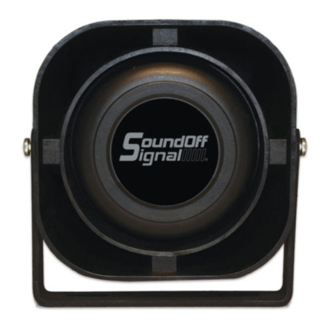 Soundoff Signal ETSS100NBKTH User manual