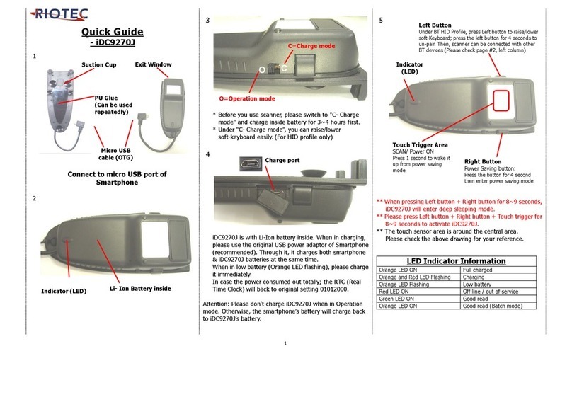 RIOTEC iDC9270J quick guide