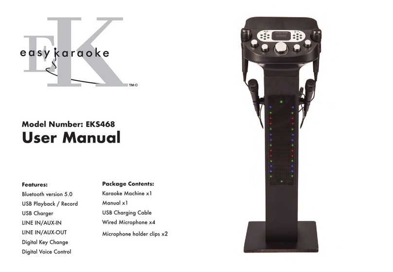 Easy Karaoke EKS468 user manual