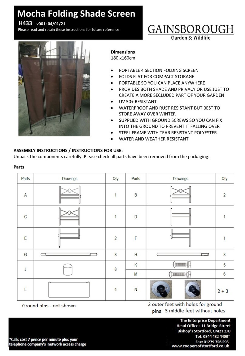 Gainsborough H433 Instructions for use