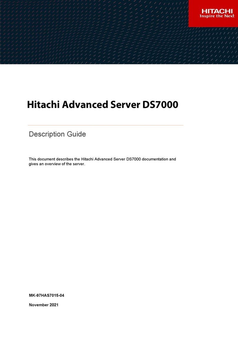 Hitachi DS7000 Series User manual