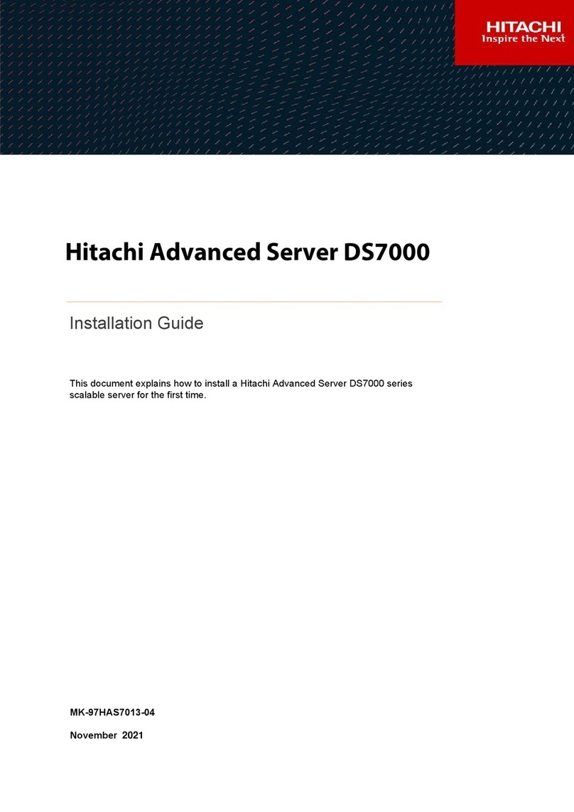 Hitachi DS7000 Series User manual