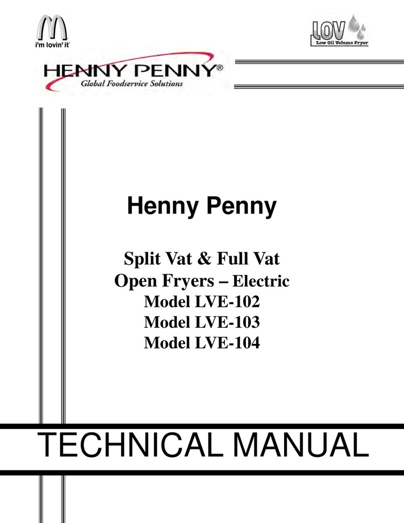 Henny Penny LOV LVE-102 Technical manual