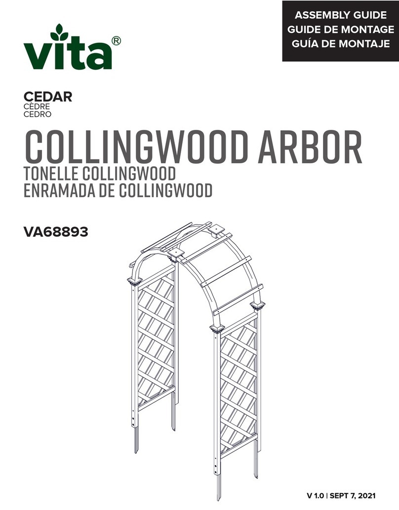 vita COLLINGWOOD ARBOR Assembly guide