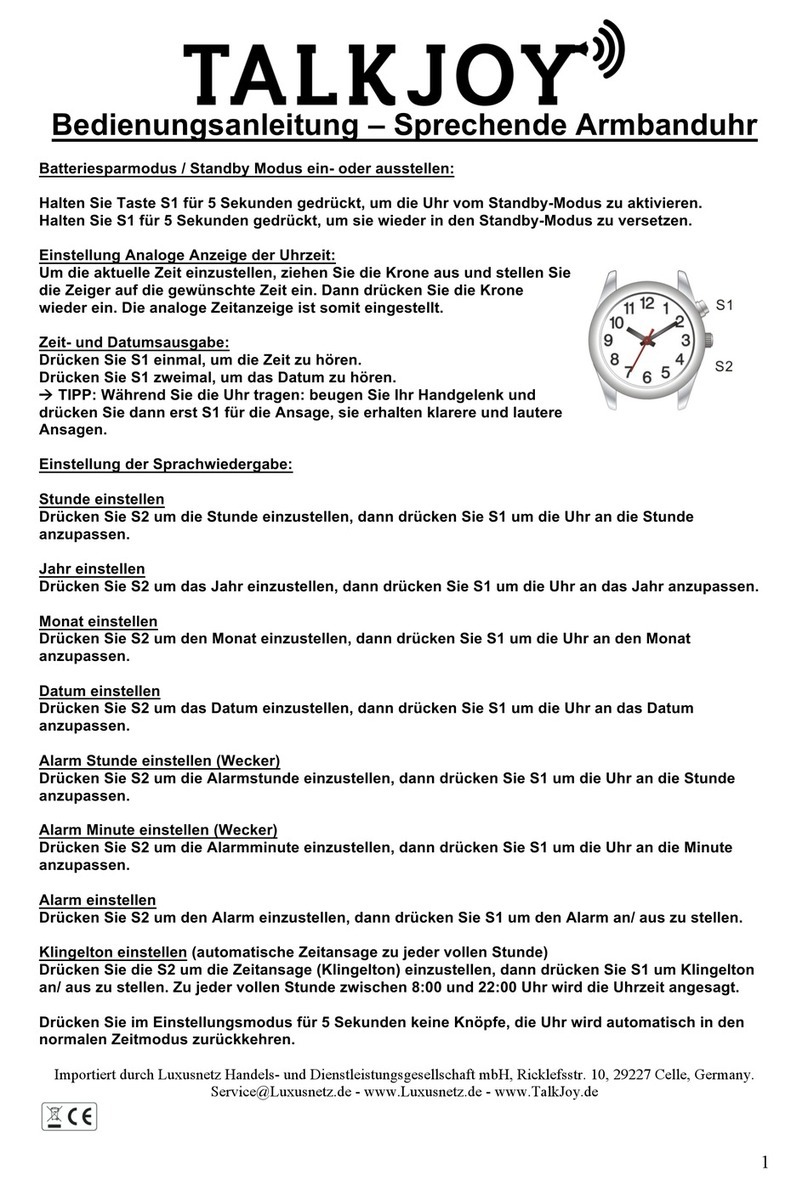 TALKJOY 1033136997 user manual