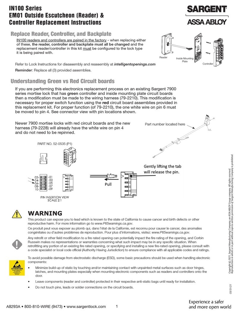 Assa Abloy Sargent IN100 Guide
