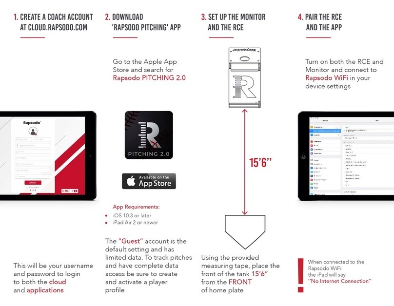 Rapsodo PITCHING 2.0 quick start guide