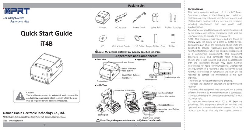 iDPRT iT4B User manual