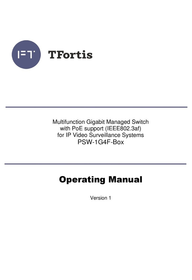 TFortis PSW-1G4F-Box User manual TFortis PSW-1G4F-Box User manual