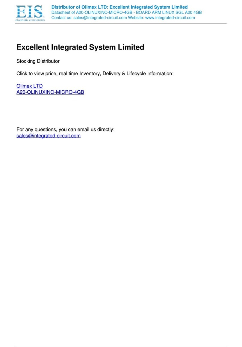 OLIMEX A20-OLINUXINO-MICRO-4GB user manual