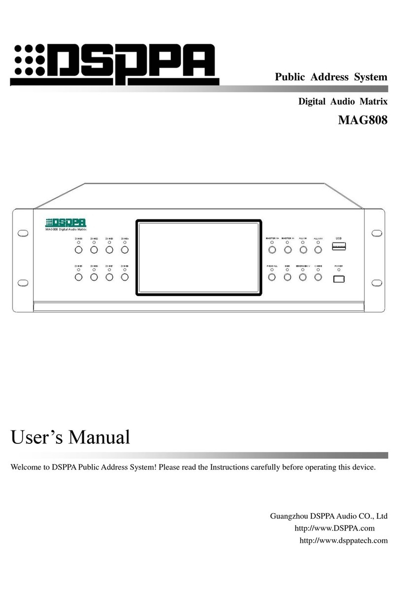 DSPPA MAG-808 User manual