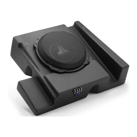 JL Audio Stealthbox SB-CAN-MVX3PASS/10TW3 User manual