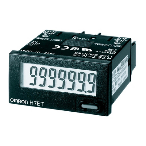 Omron H7E manual Omron H7E manual