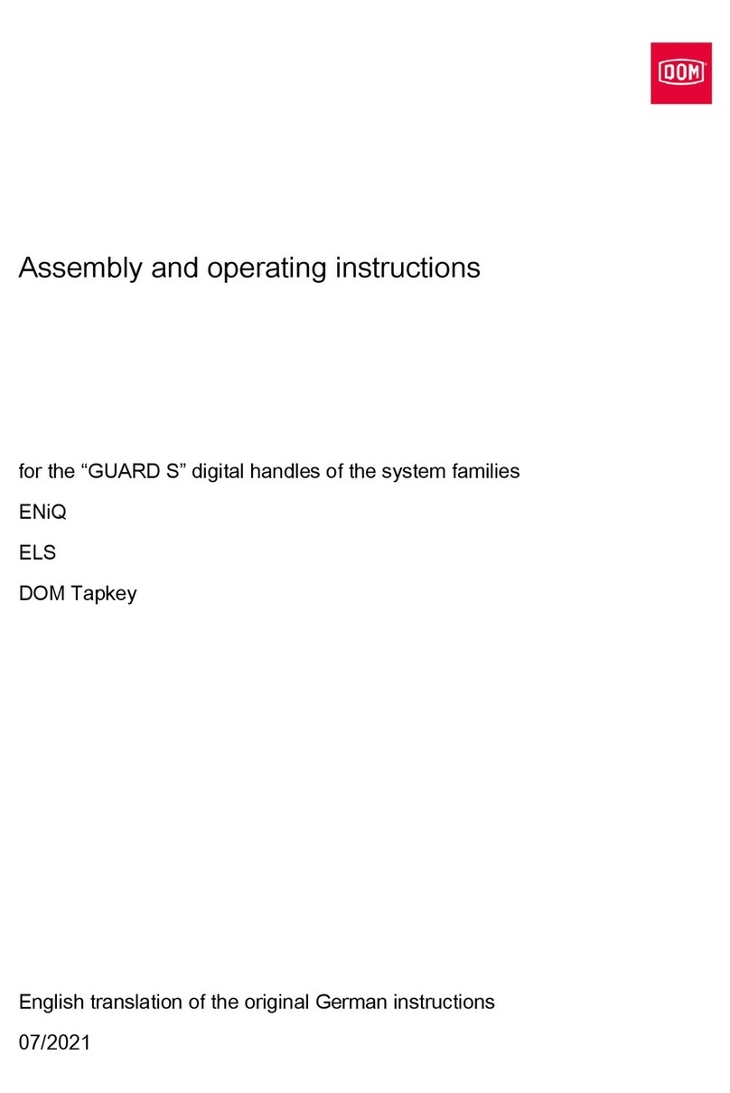 DOM GUARD S Assembly and operating instructions