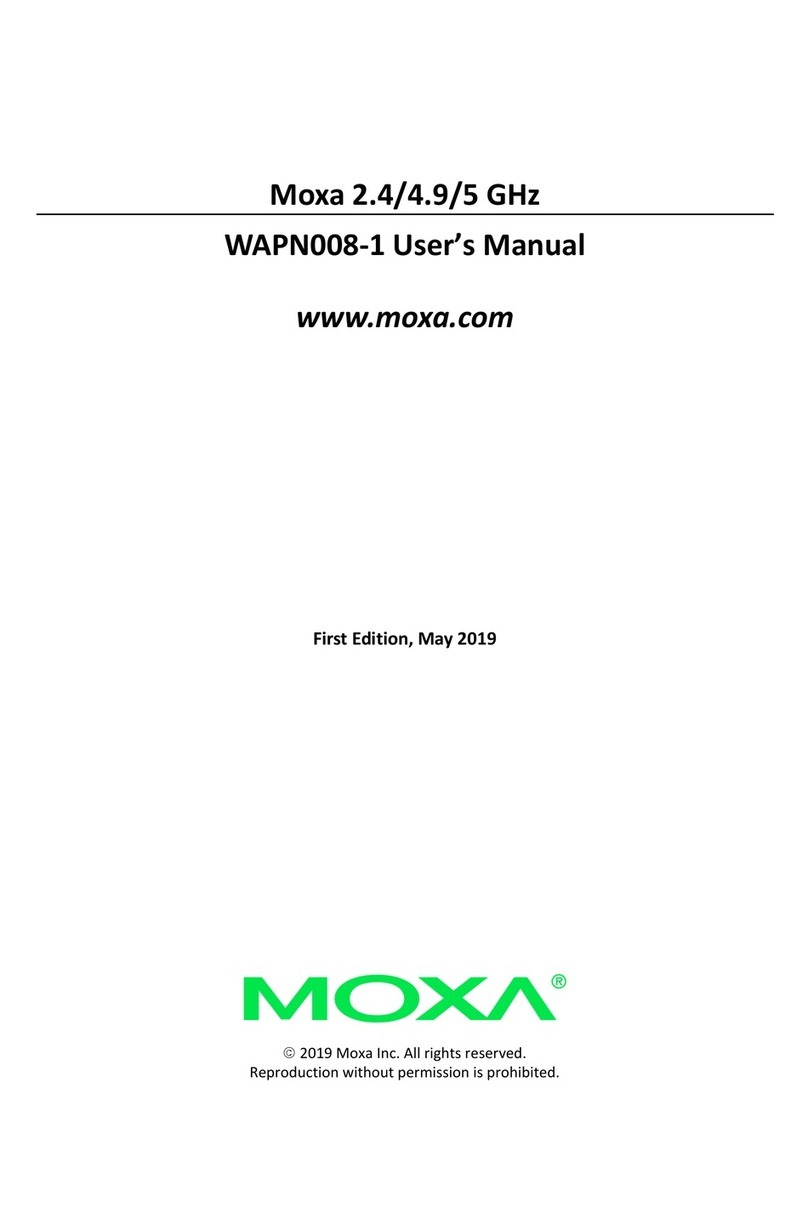 Moxa Technologies WAPN008-1 User manual