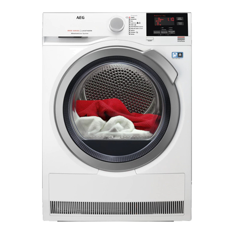 AEG LAVATHERM 8DBG862 User manual