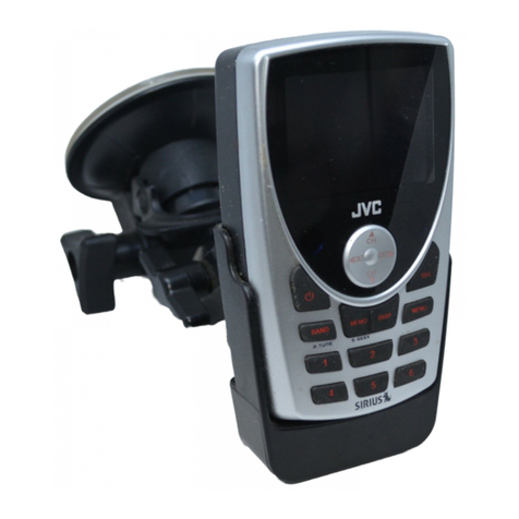 JVC KT-SR2000 - Sirius Satellite Radio Tuner User manual JVC KT-SR2000 - Sirius Satellite Radio Tuner User manual