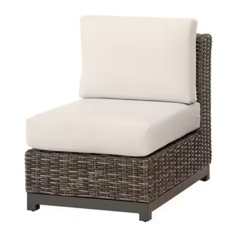 HAMPTON BAY Fernlake Steel Wicker FRS60752C-2PKBA User manual
