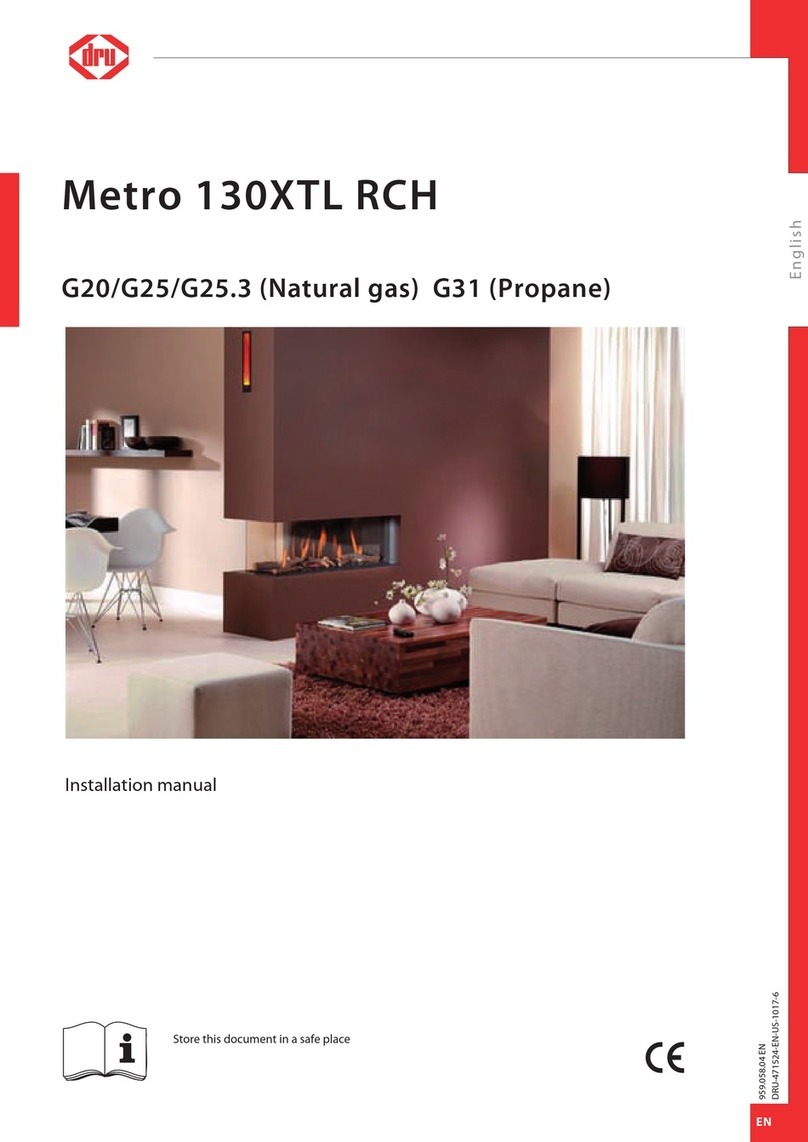 Dru Metro 130XTL RCH installation manual Dru Metro 130XTL RCH installation manual