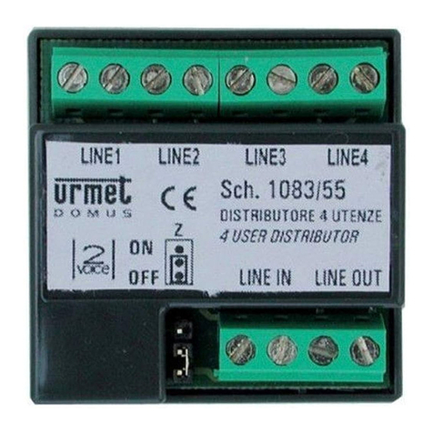 urmet domus 1083 User manual
