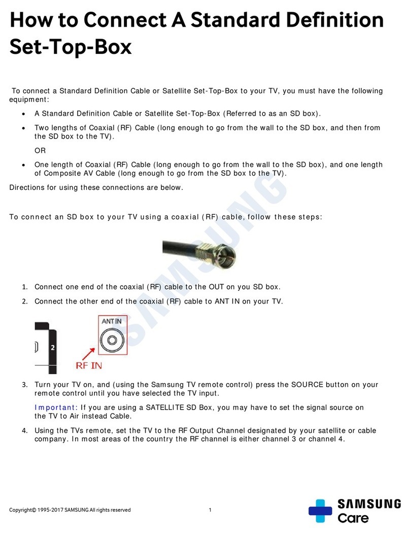 Samsung Set-Top-Box How to connect