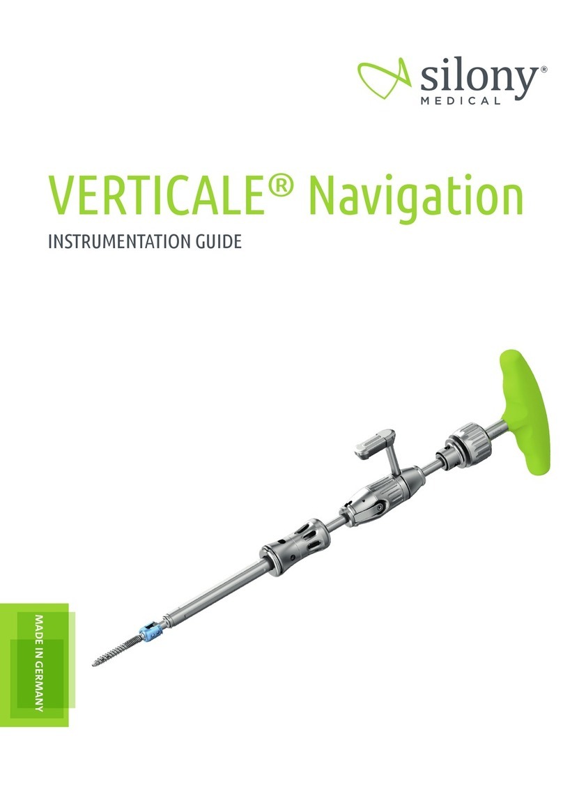 Silony Medical VERTICALE Navigation INSTRUMENTATION GUIDE