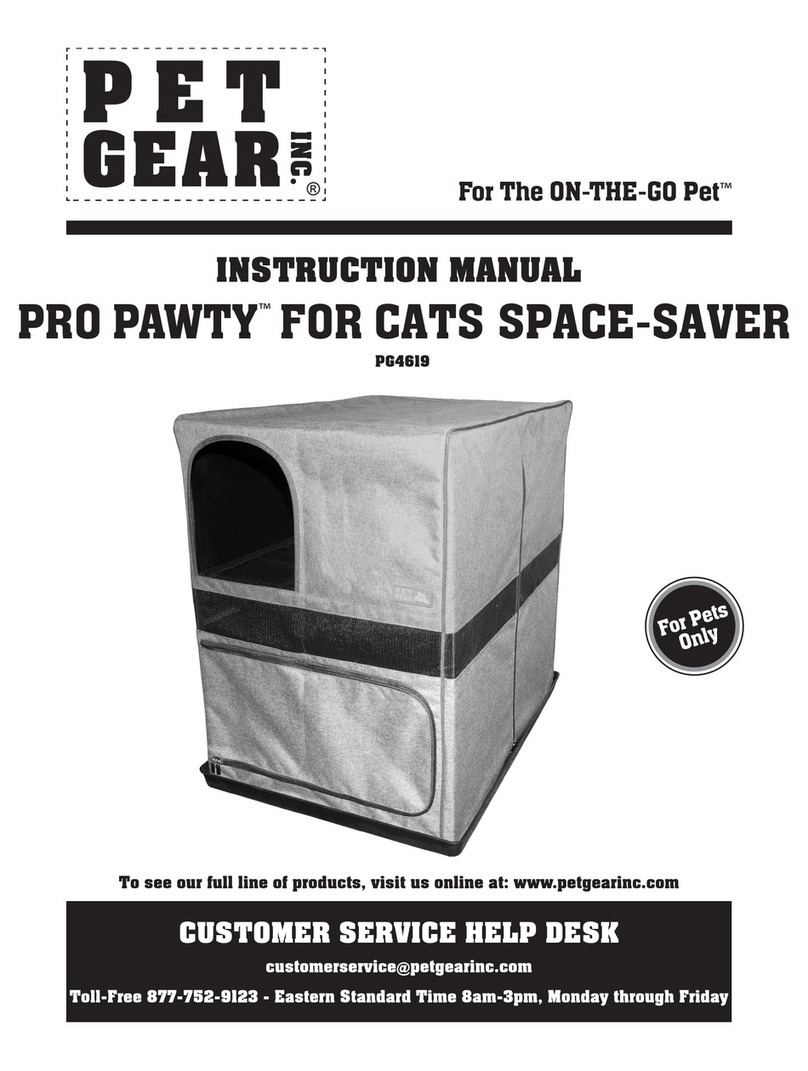 Pet Gear PRO PAWTY PG4619 instruction manual