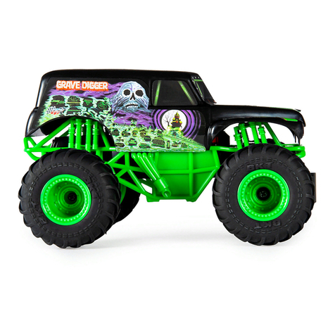 Spinmaster Monster Jam Grave Digger 66802TX2G4 MJD RDC User manual
