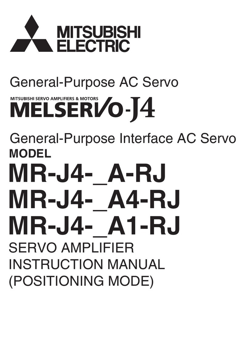 Mitsubishi Electric MELSERVO-J4 series instruction manual Mitsubishi Electric MELSERVO-J4 series instruction manual