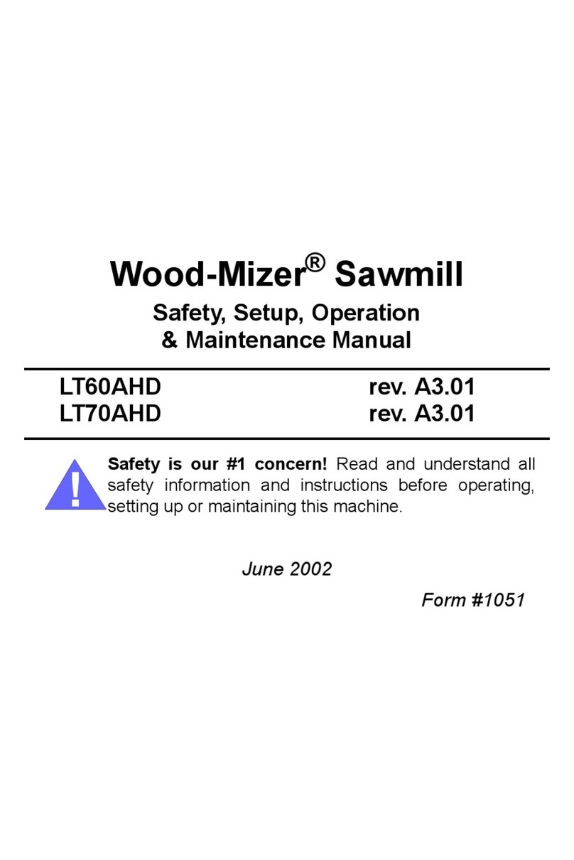 woodmizer LT60AHD Safety, Setup, Operation & Maintenance Manual